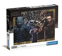 Clementoni Juego de Tronos 1000pzs Does Not Apply Game of Thrones 1000 pièces, Fantaisie, Film, Puzzle Netflix, Divertissement pour Adulte-fabriqué en Italie, 39652, Multicolore, Medium