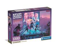Clementoni - Puzzle 1000 pièces K-Pop Demon Hunters - Dès 14 Ans - Format 70 x 50 cm - Poster Inclus - Idée Cadeau Jeu de société
