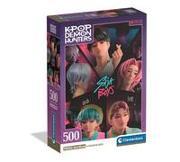 Clementoni - Puzzle 500 pièces K-Pop Demon Hunters - Dès 14 ans - Poster inclus - Boîte compacte