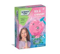 Clementoni - Kit à Creuser Pierres Précieuses - Dès 8 Ans - Jeu Scientifique Enfant de fouille et découverte, Jouet éducatif de Science et géologie, activité créative, Cadeau éducatif