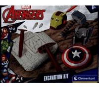 Clementoni Kit de fouilles Avengers-jeu de société Golden Golden One Size