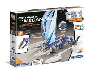 Clementoni Kit mon atelier de mécanique : trimaran et scooter des mers