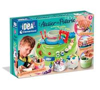 Clementoni | L’Atelier de Poterie - Tour de Potier Électrique pour Enfants dès 7 Ans | Coffret Complet avec Argile, Peinture, Moules et Outils | Activité Manuelle Créative | Cadeau Artistique
