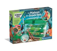 Clementoni | Laboratoire | La Maison des Insectes 7 Ans + | Module Transportable | Accessoires D'Observation | Cartes Informatives Et Manuel Illustré Inclus| Cadeau Éducatif pour Enfants