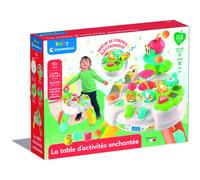 Baby Clementoni - 52620 - PlayForFuture - La Table d'Activités Enchantée - Jeu d'Eveil pour Enfants à partir de 12 Mois et Plus - avec Sons, Lumières et Mélodies -