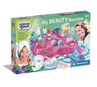 Clementoni Lab-My Beauty Routine-Laboratoire Bébé Parfums, Savons, Masques Visage, Expériences Science, Jeu Scientifique 8 Ans (Version en Français) - Fabriqué en Italie, Multicolore, 19316