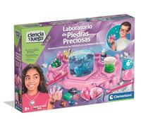 Clementoni - Laboratoire de Pierres précieuses - Set pour Tout Apprendre sur la Science des Cristaux et des Pierres - Enfants à partir de 8 Ans - 55631