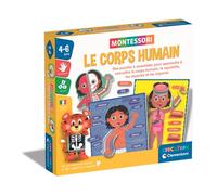 Clementoni – Jeu éducatif Montessori Le Corps Humain – Intérieur et extérieur