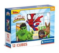Clementoni Le Cube Spidey Et Son Incroyable Puzzle Friends Marvel 12 Pièces