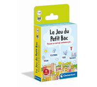 Clementoni – Jeu de cartes éducatif – Le Jeu du Petit Bac – Vocabulaire Famille – 7 ans+