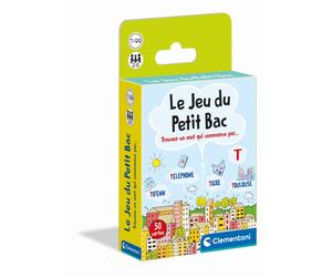 Clementoni Le Jeu du Petit Bac - 50 cartes de lettres et vocabulaire