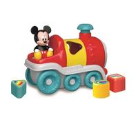 Clementoni - Train À Tirer Mickey - 9 Mois - Jouet éveil bébé - Trieur De Forme, Multicolor - Jouet Enfant