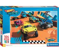 Clementoni Legpuzzel Super Color Maxi Hot Wheels, 104st.