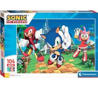 Clementoni Legpuzzel Super Color Maxi Sonic, 104e.