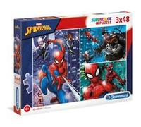Clementoni Puzzle Supercolor Collection Spider-Man 3 x 48 pièces