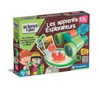 Clementoni - 52655 - Science et Jeu - Laboratoire - Les Apprentis Explorateurs - Jeu de Manipulation pour Enfants à partir de 5 Ans et Plus - avec Jumelles et Outils -
