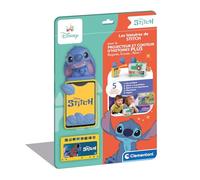 Clementoni | Les Histoires de Stitch - Recharge pour Projecteur & Conteur d’Histoires Plus | Figurine Mémoire | 5 Disquettes Murales | 5 Histoires Enregistrées | Accessoire Disney Compatible