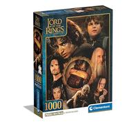 Clementoni Lord of The Rings Rings-1000 pièces, Affiche Incluse, Puzzle Films célèbres, Divertissement pour Adultes, fabriqué en Italie, 39907, Multicolore