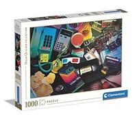 Clementoni Los 80 1000pzs Does Not Apply Collection 80S Nostalgia 1000 pièces, Puzzle Vintage, Divertissement Adulte-fabriqué en Italie, 39649, Multicolore, Medium