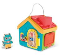 Clementoni | Ma Maison d'Activités - Montessori pour Enfants 18 Mois+ | Jouet Éducatif avec Systèmes de Fermeture Variés et Personnage en Bois | Développement Motricité Fine et Autonomie | sans Piles