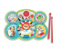 Clementoni | Ma Première Batterie pour Bébés 18 Mois+ | 5 Cymbales Colorées | Baguettes Incluses | Éveil Musical | Développe Coordination et Motricité | Activité sans écran | Idée Cadeau Bébé