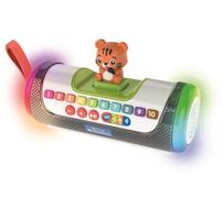 Clementoni - Ma Première Enceinte Musicale Dès 2 Ans | - Enceinte Multifonctions Enfant - 30 Musiques - Bluetooth - Prise Casque - 2 Figurines Interactives incluses