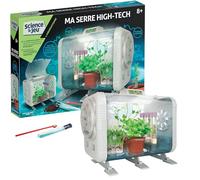 CLEMENTONI - Ma serre high-tech - 3 manière de faire pousser - Capteurs pour contrôler la luminosité, la température et l'humidité -