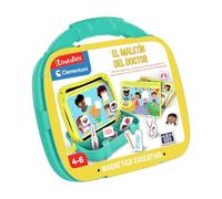 Clementoni - Mallette magnétique de médecin - Jeu éducatif avec Mise au Point Montessori pour Enfants - Apprends sur Le Corps Humain - avec livret éducatif - À partir de 2 Ans - 55558