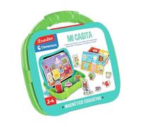 Clementoni- Mallette magnétique Mi CASA, 55570, Multicolore