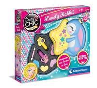 Clementoni Maquillage - Crazy Chic - Lovely Maquillage Lapin - Ensembles de Maquillage Enfants Cosmétique pour Adolescent, Maquillage pour Filles 6 Ans, Cadeau Créatif pour Filles - Lavable - 18810