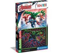 Clementoni Marvel Avengers Contour pour puzzle 104 pièce(s) Art