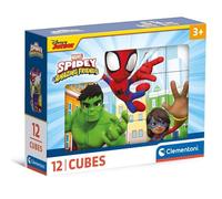 CLEMENTONI Marvel Spidey et Ses Fantastiques Amis Puzzle 12 Cubes