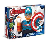 Clementoni Masque de Captain America-fabriqué en Italie-kit de Loisir créatif, 4 Ans et Plus, 18610