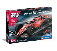Clementoni Mechanics 55525 Kit de construction de voiture avec toutes les pièces, convient pour apprendre les principes d'ingénierie et de mécanique, 8 ans +