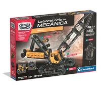 Clementoni Mechanics - Construisez Votre Grue sur chenilles - avec Cabine de Rotation à 360° - Crawler Crane - A partir de 8 Ans - 55626