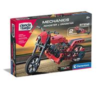 Clementoni Mechanics-Roadster and Dragster Jeu éducatif de Sciences, Multicolore, Moyen (55490)