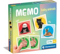 Clementoni Memo Bébé Animaux Jeu De Mémoire Et D'Association Pour Enfants 3 Ans