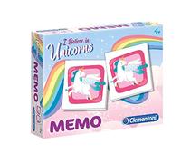 Clementoni - Memo Pocket Licorne, 18032, Multicolore