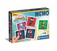 Clementoni Jouet éducatif Memo Pocket Spidey and His Amazing Friends 48 tuiles 4-6 ans