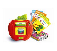 CLEMENTONI - Mes 100 premiers mots Bilingue - Jouets éducatifs - 2 modes de jeux : Quiz et découverte - Sons et comptines