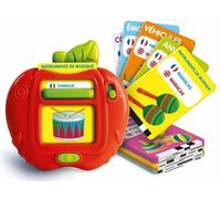 CLEMENTONI - Mes 100 premiers mots Bilingue - Jouets éducatifs - 2 modes de jeux : Quiz et découverte - Sons et comptines