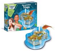 Clementoni | Mes Premiers Triops - Kit Éducatif STEM Enfants 8-14 Ans | Biologie Aquatique : Aquarium, Œufs, Additif, Thermomètre, Manuel Illustré | Activité Scientifique Complète