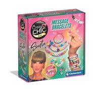 Clementoni | Message Bracelets Swiftie pour Enfants 8 Ans+ | Bracelets Personnalisés Prénoms & Messages | Perles Lettres & Cordons Élastiques | Coffret Créatif | Activité sans écran | Idée Cadeau