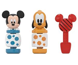 Clementoni - Mickey et Pluto - Construis et Joue - Développement Cognitif - Tournevis pour Visser et Dévisser Les Personnages - pour Enfants Dès 18 Mois