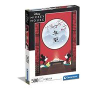 Clementoni Mickey Minnie 500pzs Does Not Apply Collection Disney The Oriental Break 500 pièces-fabriqué en Italie, Puzzle Adulte, 35124, Multicolore, Medium