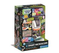 Clementoni Microscope numérique avec WiFi - Microscope Optique et numérique 2 en 1 avec Appareil Photo, Application et Diapositives interactives pour Enfants de 8 Ans et Plus