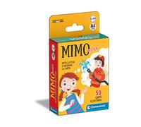 Clementoni - Mimo Mestieri, Bouquet de 50 Cartes pour imiter Les Poses et deviner l'action, pour Les Enfants de 5 Ans et Toute la Famille, 2 à 6 Joueurs, idée Cadeau fabriquée en Italie, Langue