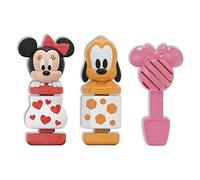 Clementoni - Minnie et Pluto - Construis et Joue - Développement Cognitif - Tournevis pour Visser et Dévisser Les Personnages - pour Enfants Dès 18 Mois