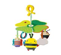 Clementoni - Mobile de Voyage - Easy Peasy - Jouets Educatifs - Développement Multisensoriel - Accessoires Colorés Suspendus - Facile à Accrocher - pour Enfants Dès 0 Mois