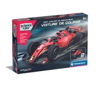 Clementoni | Mon Atelier de Mécanique - Voiture de Course pour Enfants 8 Ans+ | Kit de Construction STEM | Science & Jeu | 100+ Pièces | 2 Modèles à Assembler | Jeu de Construction